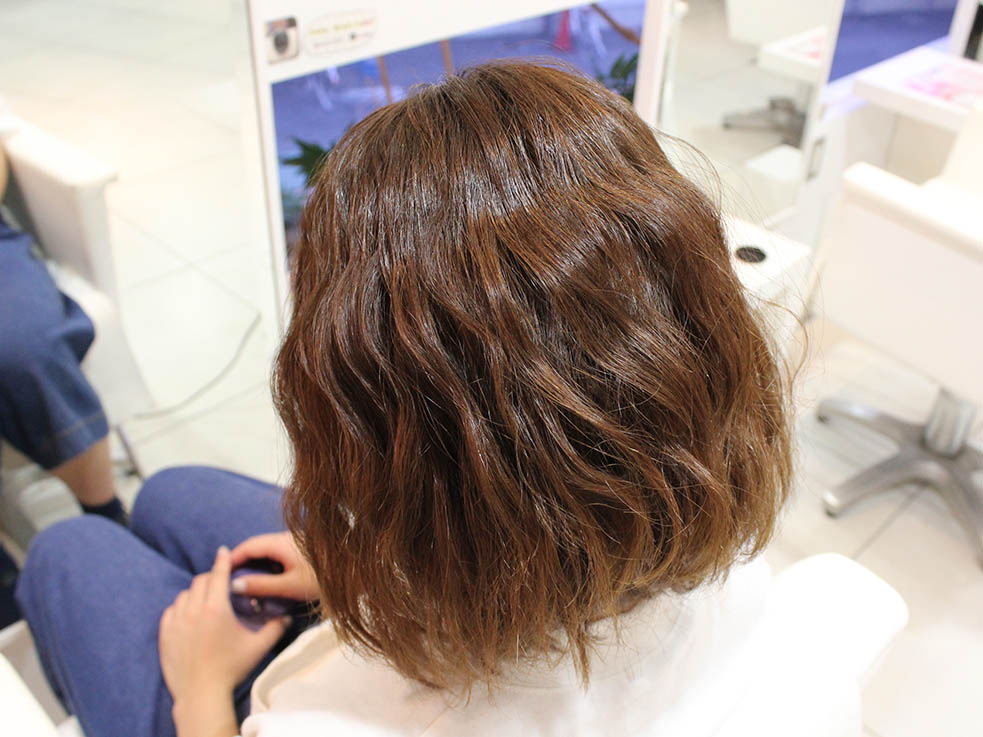 超簡単なこなれヘアー☆ボブのハーフアップヘアアレンジ2