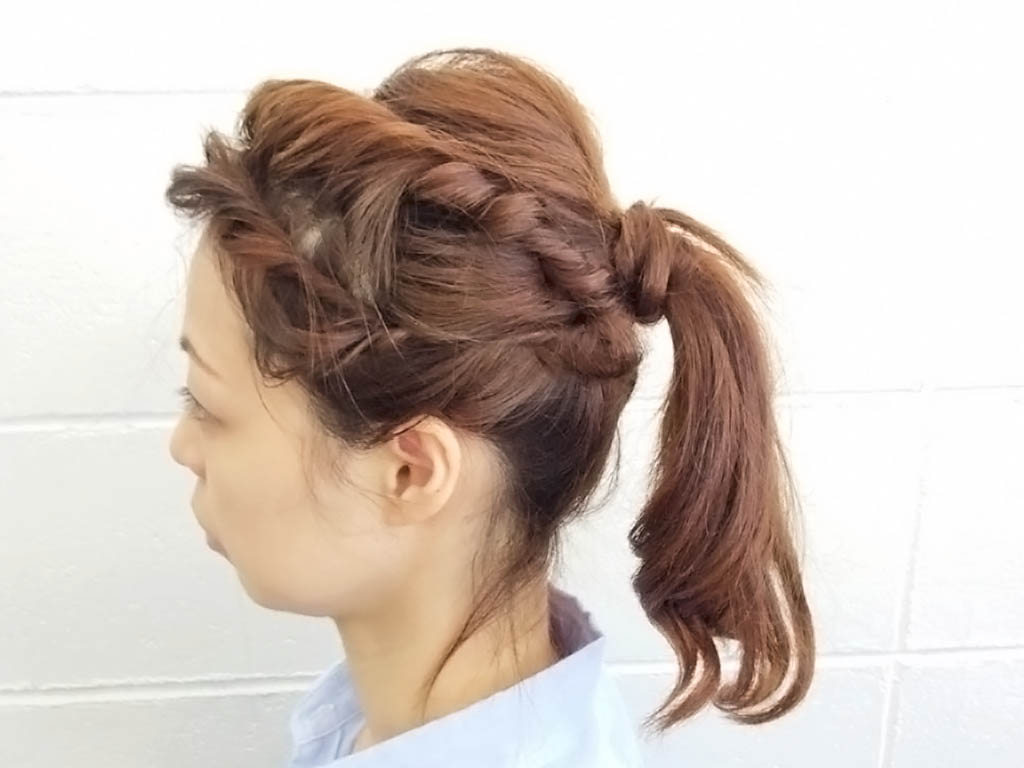 ガラリとイメチェン ポニーテール ヘアレシピ 頭美人