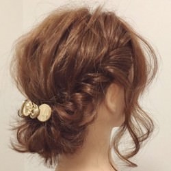 かわいい愛されロールアレンジ♪ ヘアアレンジ ミディアムヘア