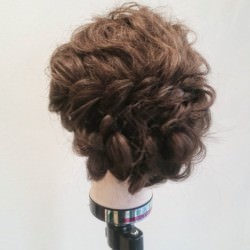 ボブヘアの華やかパーティスタイル☆top