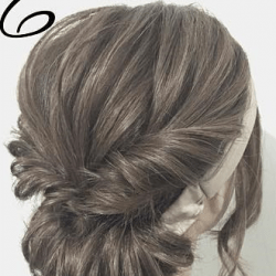 ターバンで作る簡単ヘアアレンジ☆ ヘアアレンジ ロングヘア