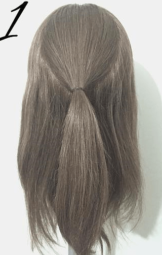 ターバンで作る簡単ヘアアレンジ☆1