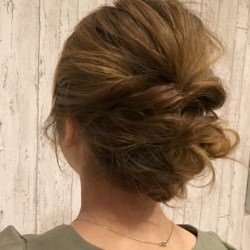 簡単ゆるふわアップスタイル ヘアレシピ 頭美人