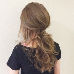 こなれ感アップなひとつ結び♪ ヘアアレンジ ミディアムヘア