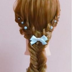 お姫様風♡フィッシュボーンでラプンツェルヘア ヘアアレンジ ロングヘア