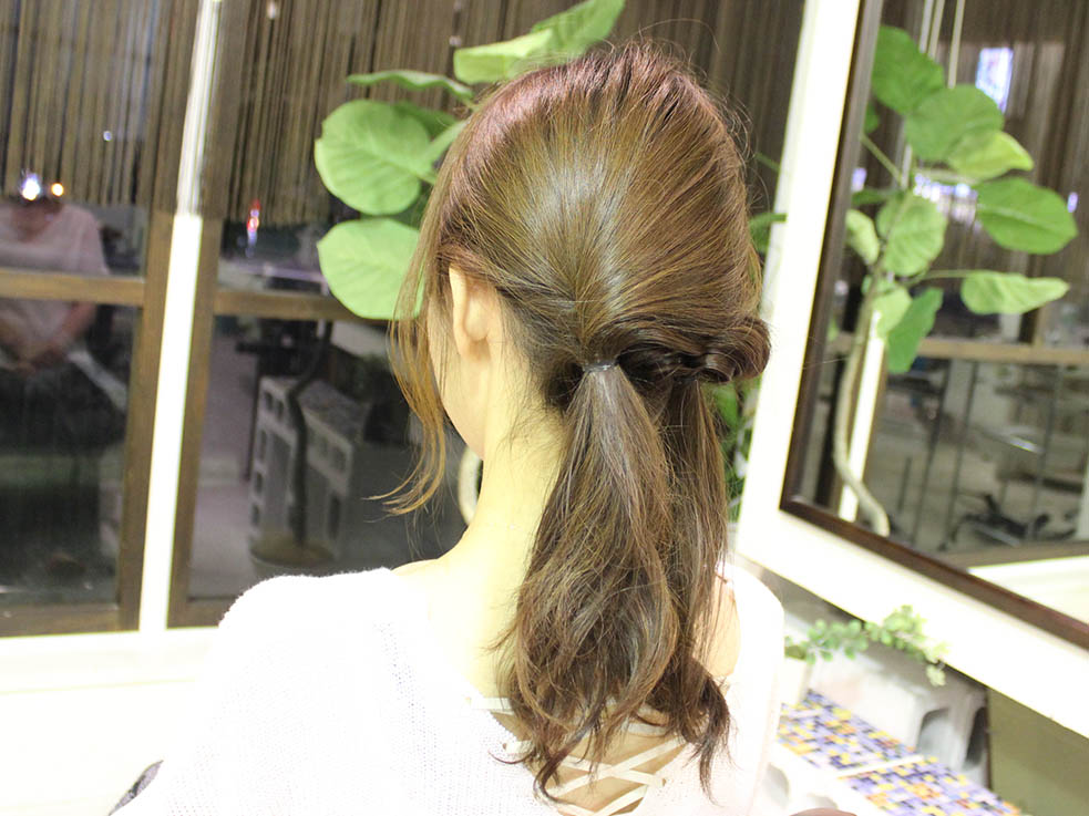 くるりんぱ2回で出来る超簡単アレンジ☆個性的なのにとっても可愛い♡4