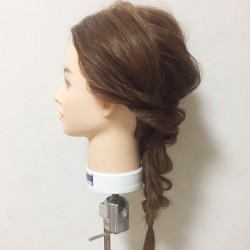 編み込みなしのお手軽編み下ろしヘア♪ ヘアアレンジ ロングヘア
