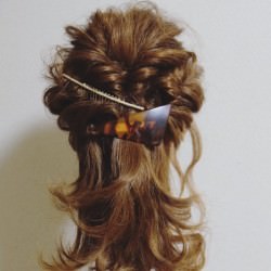 くるりんぱ×4で作るお洒落なハーフアップ★ ヘアアレンジ ミディアムヘア