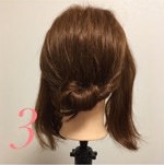 海外セレブ風ギブソンタック3