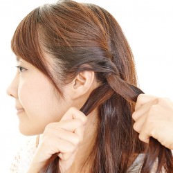 簡単便利☆ロープ編みの方法 ヘアアレンジ ロングヘア