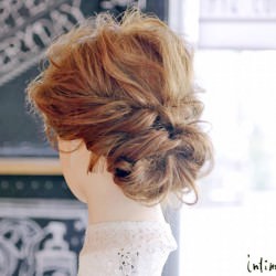 冬のコーデにぴったりのアップスタイル☆ ヘアアレンジ ロングヘア