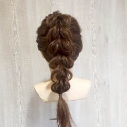 ボリューム感たっぷり!外国人風編み下ろしアレンジ ヘアアレンジ ロングヘア