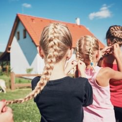 アレンジ上級編!平四つ編みの編み方☆ ヘアアレンジ ロングヘア