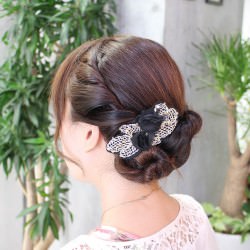 テクニック不要!簡単ネープシニヨン♪ ヘアアレンジ ロングヘア