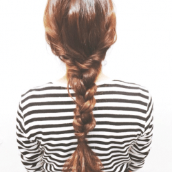 ちょっと一工夫!ねじねじ三つ編みヘアアレンジ ヘアアレンジ ロングヘア