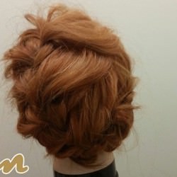 前髪からつくる!編み込みアップヘア☆ ヘアアレンジ ミディアムヘア