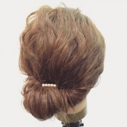 くるりんぱでつくる☆大人シンプルなネープシニヨン　ヘアアレンジ　ロングヘア