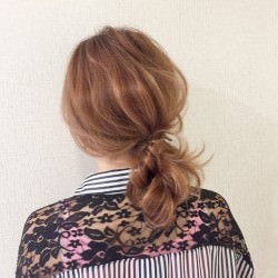 ゆるふわ♡こなれひとつ結び ヘアアレンジ ロングヘア