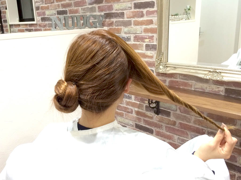 派手過ぎない♡ちょい足しおしゃれサイドシニヨン3