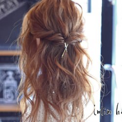 大人キレイ×ガーリー♡ふわふわ上品ハーフアップ　ヘアアレンジ　ロングヘア