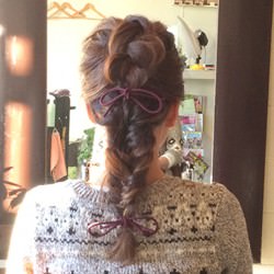 大人可愛い♡デート向きフィッシュボーン ヘアアレンジ ロングヘア