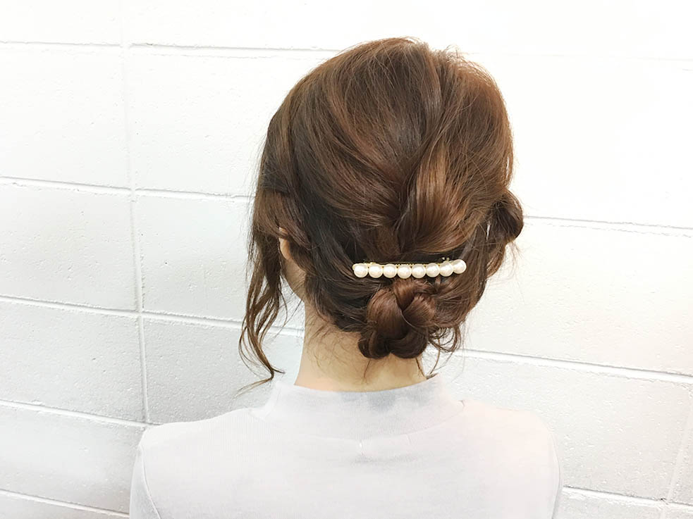 5分で完成！編み込み×ロープ編みでできる簡単ヘアアレンジ！5