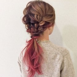 大人カジュアルで差を付ける!春の編み込みヘアアレンジ♪ ヘアアレンジ ロングヘア