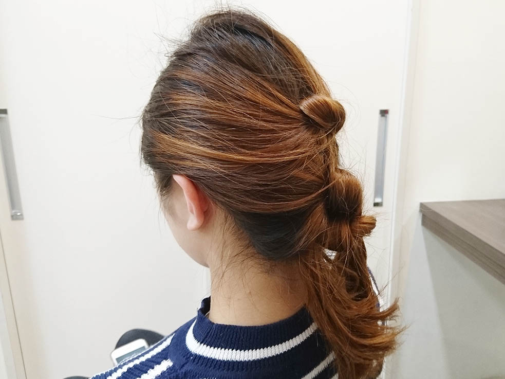 片結びでおしゃ見え☆ノットヘアー6