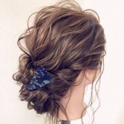 ゆるっと簡単♪三角クリップでヘアアレンジを格上げ! ヘアアレンジ ロングヘア