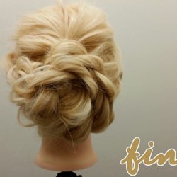 ロープ編みでつくるきれいめアップスタイル♪ ヘアアレンジ ロングヘア