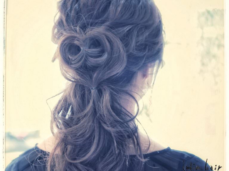 普通のハーフアップじゃ物足りない 愛されハートアレンジ ヘアレシピ 頭美人 普通のハーフアップじゃ物足りない 愛されハートアレンジ ヘアレシピ 頭美人