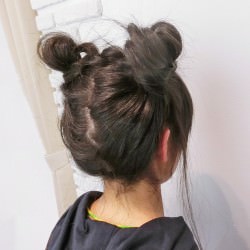 高めが決め手☆ツインお団子アレンジ ヘアアレンジ ロングヘア