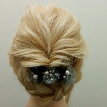 フレンチガール風まとめ髪☆ ヘアアレンジ ロングヘア