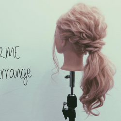 ワンランク上の華やかポニーテール ヘアアレンジ ロングヘア