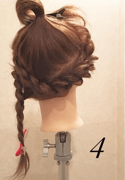 インスタ映え間違いなしのフラワーヘアアレンジ♪4