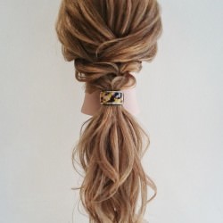 【くるりんぱナシ！三つ編みナシ！】簡単cuteなポニーテール☆　ヘアアレンジ　ロングヘア