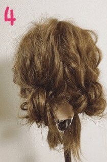 可愛いを極めたふわふわスイートヘアアレンジ♡4