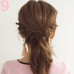 ねじってほぐすだけの、甘すぎない格上げポニーテール　ヘアアレンジ　ロングヘア