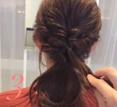 ヘアアレンジ誰でも出来ちゃう☆くるりんぱヘアアレンジ 3