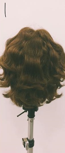 ミディアムヘアにぴったりのロープ編みローポニテ♪１