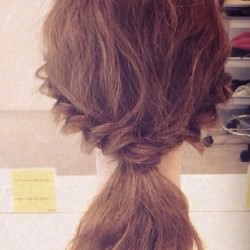 結び目に『可愛さ』をオン♡おめかしローポニテ　ヘアアレンジ　ロングヘア