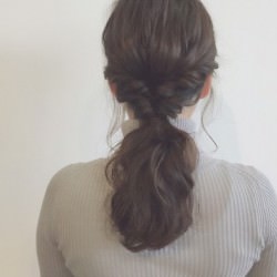 くるりんぱのお悩み解決☆髪が多い方のためのポニーテールアレンジ! ヘアアレンジ ミディアムヘア