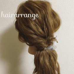 抜け感を演出したいならこれ☆くるりんぱの大人可愛いアレンジ　ヘアアレンジ　ロングヘア