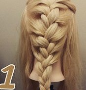 キュート×華やか♪お出かけ用ヘアアレンジ1