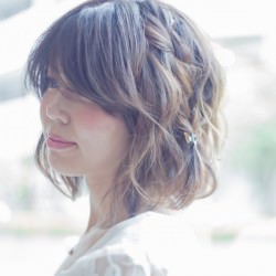 ふわふわ感重視!編み込みアレンジ☆ ヘアアレンジ ミディアムヘア