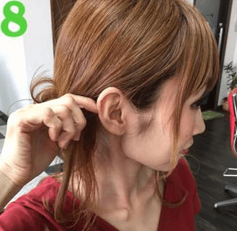 ヘアアレ初心者さんでも出来る！帽子に合うお団子♪8