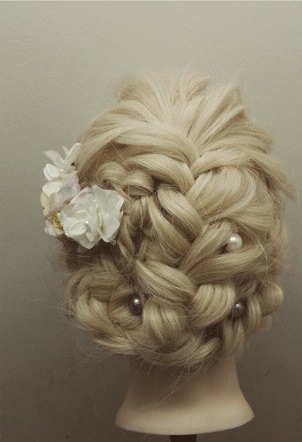 キュート 華やか お出かけ用ヘアアレンジ ヘアレシピ 頭美人