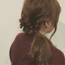 簡単♪きれいなサイドアレンジ ヘアアレンジ ロングヘア
