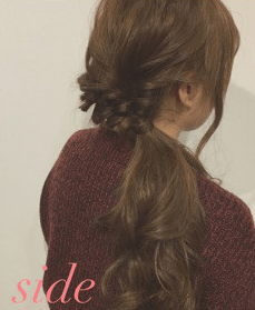 簡単♪きれいなサイドヘアアレンジ3