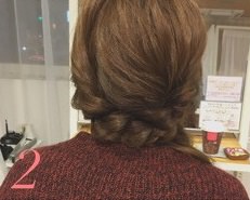 簡単♪きれいなサイドヘアアレンジ2